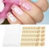 100pcs Flat Paper Bags with 100 Count Stickers, Bags Treat Bags Self Adhesive White Translucent Paper Snack Bags for Nail Jewelry Candy Wedding view 4
