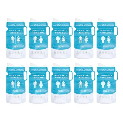 10PCS Portable Urine Bag,Travel Urinal Toilet Urine Pee Bag Vomit Bags Portable Urinal Toilet for Camping Travel Car Vomit Bag for Female Male Kids Children Pregnant