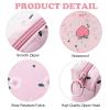 4 PCS Sanitary Pad Storage Bag, Period Bag with Zipper, Small Cute Period Pouch for Purse Tampon Pad Holder Portable Period Bag for School, for Female Girls view 3