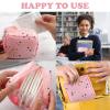 4 PCS Sanitary Pad Storage Bag, Period Bag with Zipper, Small Cute Period Pouch for Purse Tampon Pad Holder Portable Period Bag for School, for Female Girls view 4