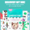 Candy Kittens Vegan Sweets DISCOVERY Selection, 5 x 140g, Vegan Chewy Sweets Bundle - 5 Packs, Wild Strawberry, Sour Watermelon, Shox, Wanderlust & LOVES, Ideal Vegetarian Treats view 2