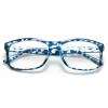 TWINKLE TWINKLE Simple Style Ultralight Reading Glasses Womens Mens Retro Spectacles Large Lens R140 (1 Pairs DemiBlue, +050 Magnification) view 2