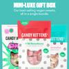 Candy Kittens Vegan Sweets Mini Luxe Selection  Plant-Based Vegan Treats with Fruity Flavour, No Nasties, Made with Real Fruit Juice  Ideal Snacks for Sweet Hampers & Pick and Mix  140g Pack of 3 view 2