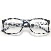 TWINKLE TWINKLE Simple Style Ultralight Reading Glasses Womens Mens Retro Spectacles Large Lens R140 (1 Pairs Demi Grey, +350 Magnification) view 2