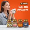 Beanies Instant Coffee Flavoured Creamy Caramel, Very Vanilla, Caramel Popcorn, Nutty Hazelnut, 400g (50g x 8 Pack) - No Added Sugar Coffee, Low Calorie Drink, Vegan, Vegetarian Friendly view 3