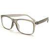 TWINKLE TWINKLE Simple Style Ultralight Reading Glasses Womens Mens Retro Spectacles Large Lens R140 (1 Pairs Matte Grey, +250 Magnification) view 1
