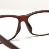 TWINKLE TWINKLE Simple Style Ultralight Reading Glasses Womens Mens Retro Spectacles Large Lens R140 (1 Pairs Matte Brown, +400 Magnification) view 3