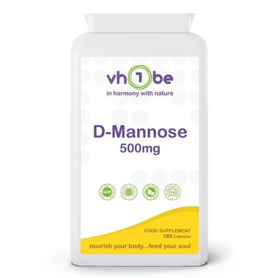 D-Mannose 500mg 180 Capsules