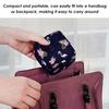 Flamingo Multi-Purpose Storage Bag With Keychain - Cute Cartoon Sanitary Napkin and Menstrual Organizer view 4