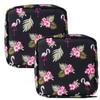 2 Pieces Flamingo Bags, Sanitary Napkin Storage Bag, Cute Cartoon Storage Bag, Girls Bathroom Storage Bag, Convenient Bag, Storage Accessories view 1