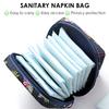 2 Pieces Flamingo Bags, Sanitary Napkin Storage Bag, Cute Cartoon Storage Bag, Girls Bathroom Storage Bag, Convenient Bag, Storage Accessories view 3