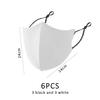 TYGFRT 6 Pieces Sun Protection Masks, Reusable and Adjustable, Fashionable Breathable Face Covers for Outdoor Dust Protection, for Men and Women view 2
