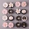 2Pcs Black and White Stylish Premium Contact Lens Case Portable Cute Contact Lens Box Kit Set with Mirror and Remover Tool Eye Care Soak Storage Lens Container for Girls and Women, Contact Lens Care view 2