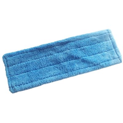 BEAHING Mop Pad, Mop Head, Mop Pad 16x5in Flat Mop Head Replacement Coral Velvet High Absorbent Mop Refill Rectangular Blue Reusable Mop Replacement Heads