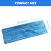 BEAHING Mop Pad, Mop Head, Mop Pad 16x5in Flat Mop Head Replacement Coral Velvet High Absorbent Mop Refill Rectangular Blue Reusable Mop Replacement Heads view 4