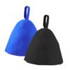 CIYODO 2pcs Men Women Sauna Hat Wool Felt Shower Cap Comfortable Spa Hat for Sauna Dry Hair view 1