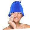 CIYODO 2pcs Men Women Sauna Hat Wool Felt Shower Cap Comfortable Spa Hat for Sauna Dry Hair view 2