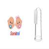 Sanitral Baby's First Toothbrush Kit - Step by Step 0-2 Years - Safety-Tested & BPA-Free 3-Pack (Finger, Silicone, Toddler Toothbrushes) - Blue view 4