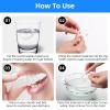 Wttfc Snap On Veneer Teeth, 2 Pairs Instant Veneer Dentures, Fake Teeth Top and Bottom Clip in Veneer Teeth Upper and Lower Dentures, Temporary Adjustable Clip On Dentures for Men Women view 3
