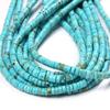 2x4MM Natural Stone Beads Blue Imperial Jasper Aquamarine Loose Spacer Beads for Jewelry Making DIY Accessries,D,2x4mm about 75pcs view 2