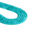 2x4MM Natural Stone Beads Blue Imperial Jasper Aquamarine Loose Spacer Beads for Jewelry Making DIY Accessries,D,2x4mm about 75pcs view 1