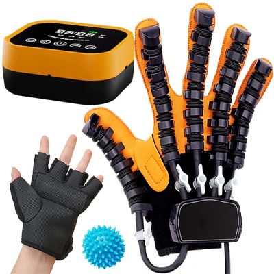FXNFXLA Rehabilitation Robotic Gloves, Hemiplegia and Hand Stroke Recovery Equipment with Finger Mirror Training and Touch Screen, Finger Exerciser Gloves
