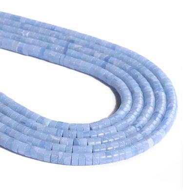 2x4MM Natural Stone Beads Blue Imperial Jasper Aquamarine Loose Spacer Beads for Jewelry Making DIY Accessries,B,2x4mm about 75pcs