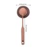Stainless Steel Scrubber with Long Handle, Steel Wool Scrubber Deep Clean Dish Scrubber Scourer Removes Stubborn Stains Rustproof Dish Scrubber Brush for Pots Pans Grills (Rose Gold) view 2
