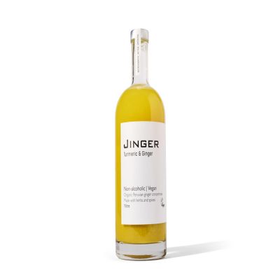 Jinger Drinks Organic Jinger Turmeric & Ginger Drink: Refreshing, Health-Boosting Blend with Natural Ingredients (1 Litre)