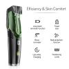 Vacuum Beard Shaver for Men, Wet & Dry Electric Beard Trimmer with Precision Dial, Adjustable Facial Trimmer with 20 Length Settings & 2 Combs, Cordless Electric Shaver Hair Clipper Gifts for Men view 2