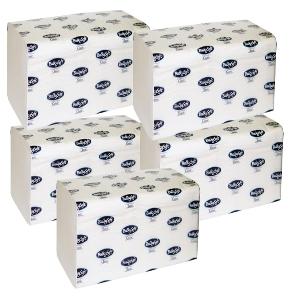 Bulky Soft Premium Classic C-Fold Hand Towels 800's.