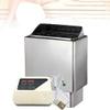 6KW Electric Sauna Heater Stove - Stainless Steel SPA Dry Steam Bath - Commercial Electric Sauna Heater for 6-9m Room - 32-210F with External Controller view 1