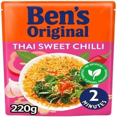 24 x Chinese Style Microwave Rice 220g Delicious Tasty And Twisty Treat Gift Hamper For Birthday,Christmas,Easter