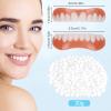 1 Pair Instant Veneers Dentures Missing Tooth Replacement Kit, Cosmetic Teeth Covering Smile Dentures Teeth, False Teeth Veneers Upper and Lower Set for Men and Women view 2