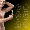 New Full Body Washed Wet and Dry Shaver, Men's Electric Shaver, Dry Wet Waterproof Mens Rotary Facial Shaver, Body Groomer Shaver, Ergonomic Body Shaver, USB Rechargeable (2 PCS) view 2
