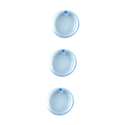 FOMIYES 3pcs Portable Rotating Denture Box Small Denture Case Storage for Retainer Use at Home Travel