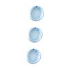 FOMIYES 3pcs Portable Rotating Denture Box Small Denture Case Storage for Retainer Use at Home Travel view 1