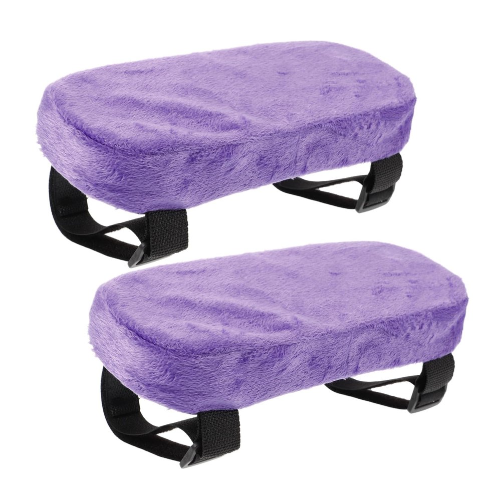 minkissy 2pcs Chair Arm Rest Pads Memory Foam Armrest Covers for Wheelchair Office Gaming Chairs