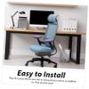 minkissy 2pcs Chair Arm Rest Pads Memory Foam Armrest Covers for Wheelchair Office Gaming Chairs view 2