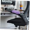minkissy 2pcs Chair Arm Rest Pads Memory Foam Armrest Covers for Wheelchair Office Gaming Chairs view 3