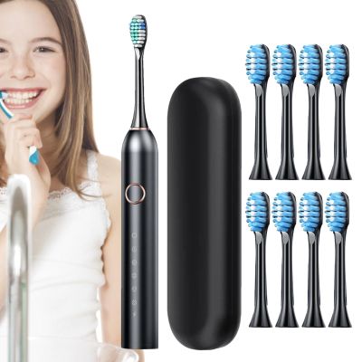 Adult Electric Toothbrush, Electric Toothbrush | Electric Toothbrush with Case, Rechargeable Toothbrush 40,000 VPM, 6 Modes, 2 Minute Smart Timer, Quick Charge, Electric Toothbrush