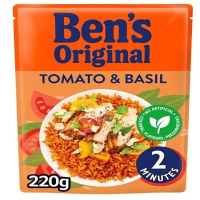 Original Tomato Basil Microwave Rice 220G Delicious Tasty And Twisty Treat Gift Hamper For Birthday,Christmas,Easter (6)