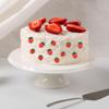 Foowztao24 Pack Strawberry Cupcake Toppers Resin Strawberry Cupcake Picks for Fruit Strawberry Birthday Decorations for Baby Shower Kids Party Supplies view 2