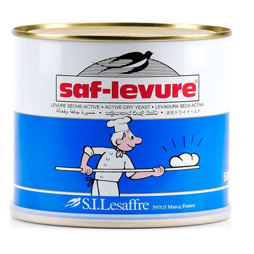 Saf Levure Active Dry Yeast 500g | Easy to Use and Provides Consistent Results In Bread and Pastry Recipes and Other Baked Goods