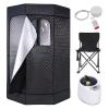guoyjmm Portable Sauna for Home, Full Body Steam Sauna Room, Personal Sauna with 2.6L 1000W Steam Generator, 9 Temperature Settings, Foldable Chair, Remote Control Included view 1