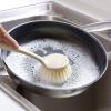 2 Pack Dish Brushes with Long Handle,Dish Brush with Soft Bristles Comfortable Grip Scrub Brush for Pans, Pots,Dishwashing and Cleaning Brushes for Pans Countertop view 2