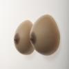 EZELIYP A Pair Silicone Fake Breasts False Breasts Fake Boobs Embrace Diversity Realistic Silicone Fake Boobs Breast Forms brown-2800g view 4