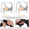 TUBETOP Lightweight Realistic Fake Breast Forms Silicone Boob Push Up Breast Pad Breastplate for Crossdressing Cosplay Comfort Right-200g view 3