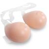 TUBETOP 1 Pair Drop-shaped Fake Breast Boob Forms Silicone Push Up Breast Pad Breastplate for Crossdressing Cosplay Mastectomy Flesh-1400g view 1