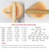 TUBETOP Silicone Fake Breast Form Breathable Boob Pad Realistic Push Up Breastplate for Crossdressers Cosplay Post-Surgery Left-400g view 3